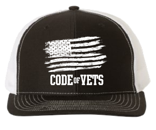 Code of Vets - Richardson Hat - Black White