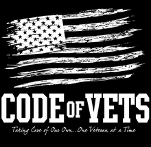 Load image into Gallery viewer, Code of Vets 6&quot; Window Decal

