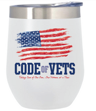 Load image into Gallery viewer, Code of Vets - Wine Tumbler
