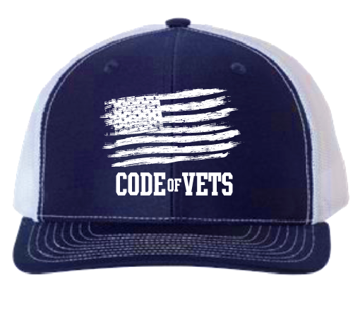 Code of Vets - Richardson Hat - Navy White