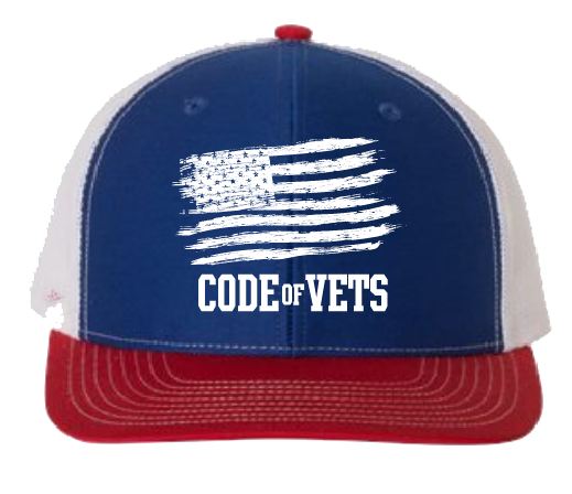 Code of Vets - Richardson Hat - Red White Blue